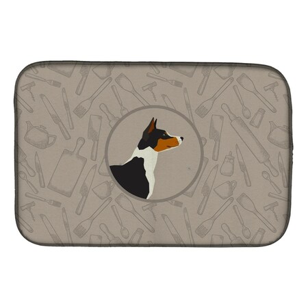 Carolines Treasures Basenji in the Kitchen Dish Drying Mat CK2164DDM